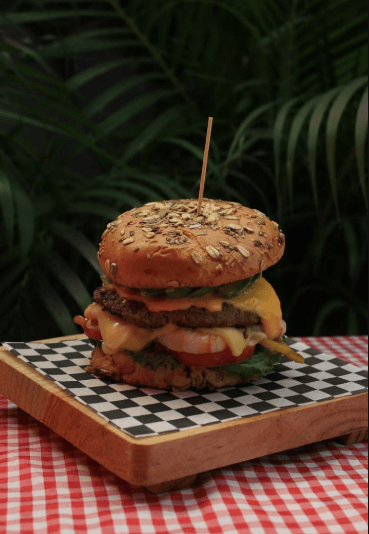 Hamburguesa Mar y Tierra