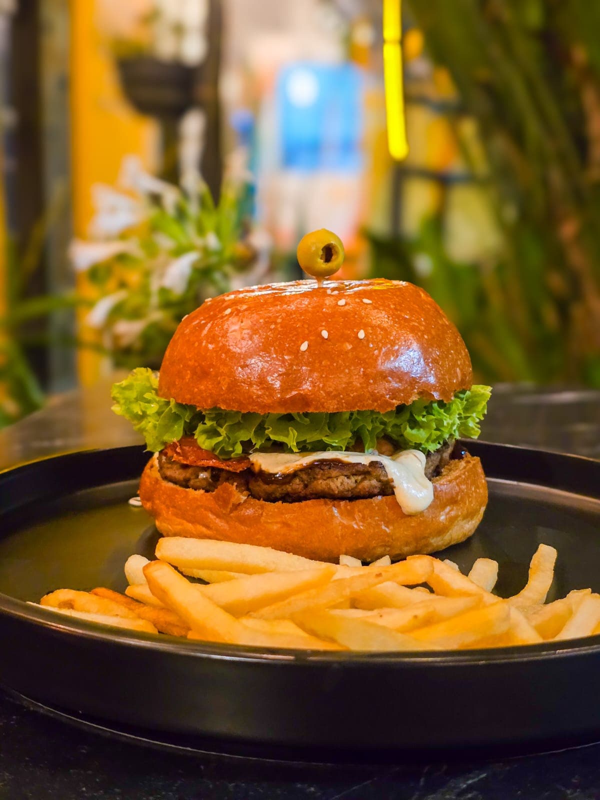 Hamburguesa de Arrachera