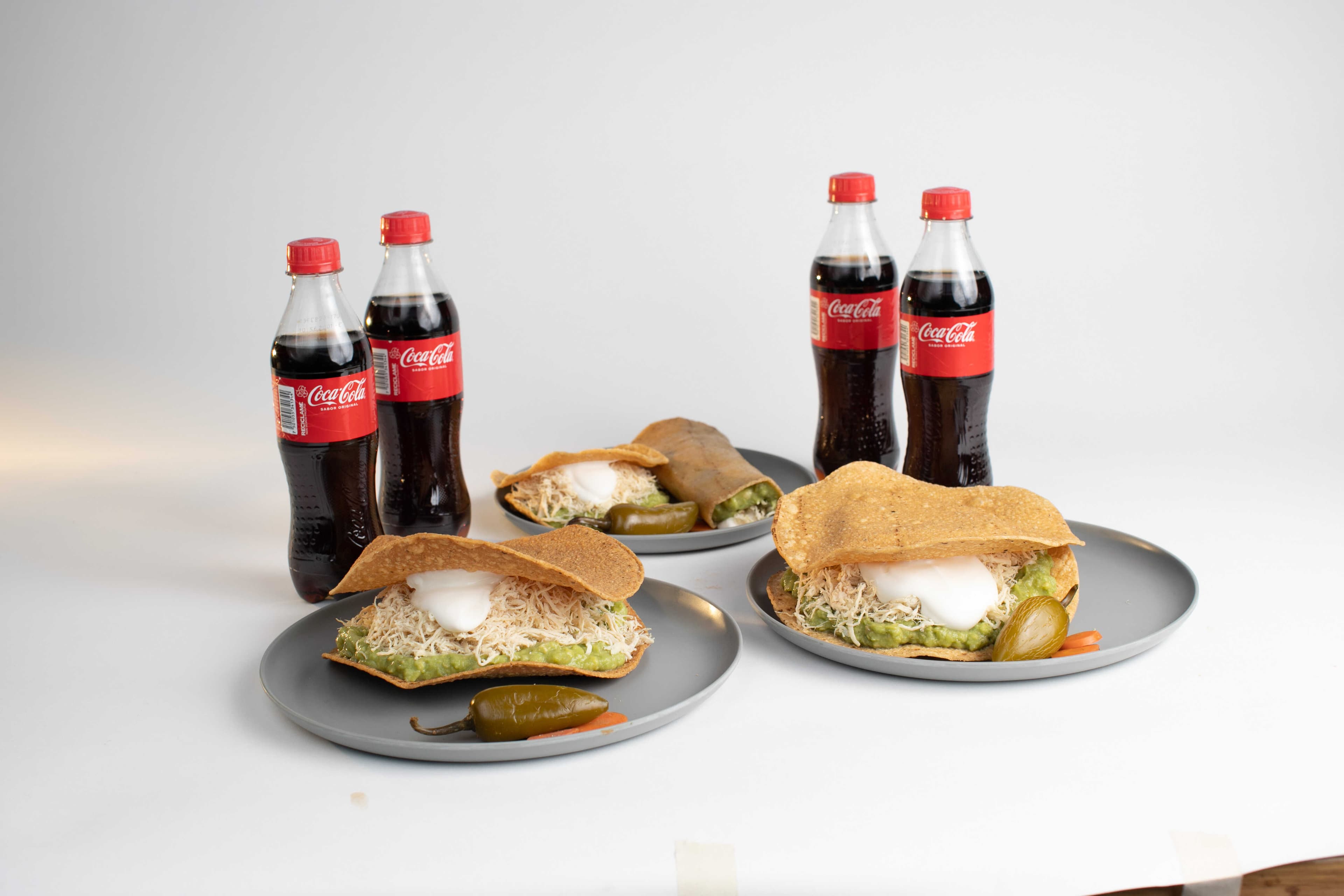 Combo 4 (2Tostadas Gig+Taco Gig+Tostada Jr+4 Ref)