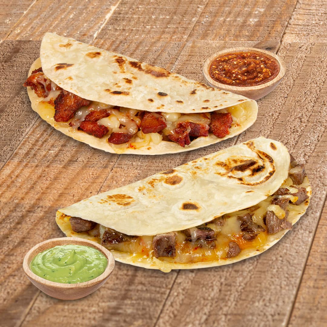 Combo quesadilla al pastor + bebida