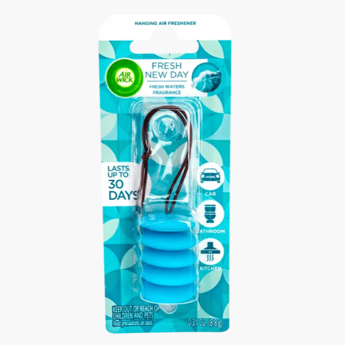 Air Wick Colgante Para Carro Día Fragancia de Aguas Frescas