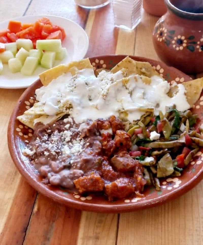 Chilaquiles con huevo