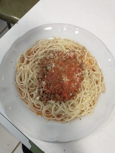 Espagueti Bolognesa