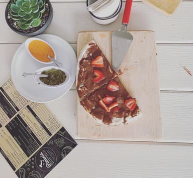Pizza de Nutella