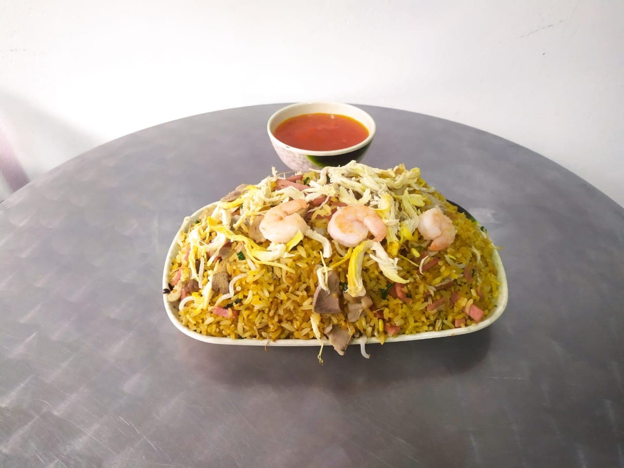 Medio arroz mixto para 2 personas