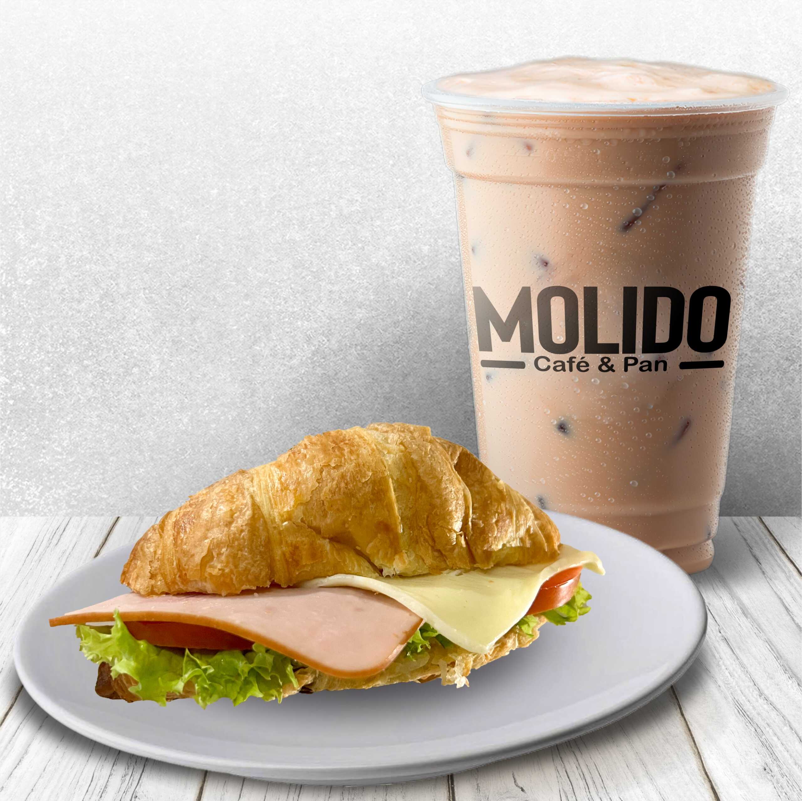 Combo Sandwich + Granizado de café de 16 oz