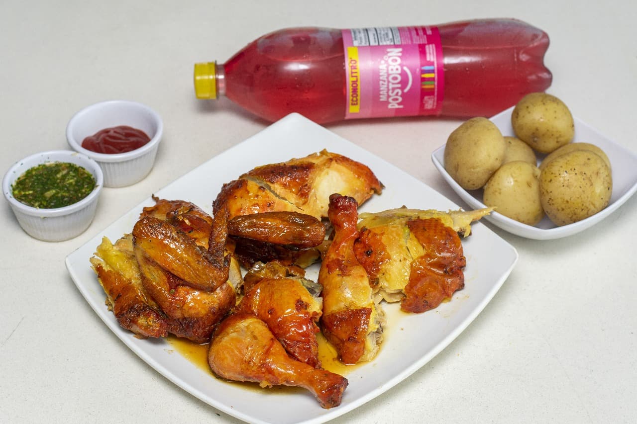 Combo Pollo Asado + Bebida  1 Lt
