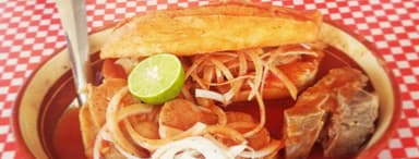 Torta De Carnitas.