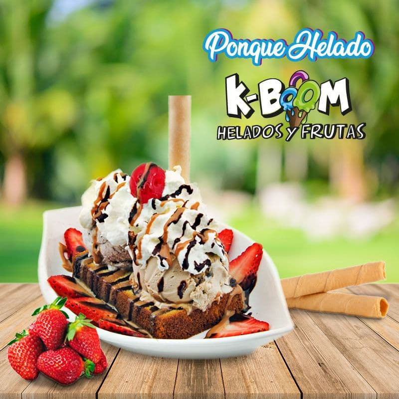 Ponqué Helado