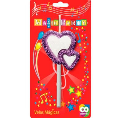Vela Corazón Escarchado