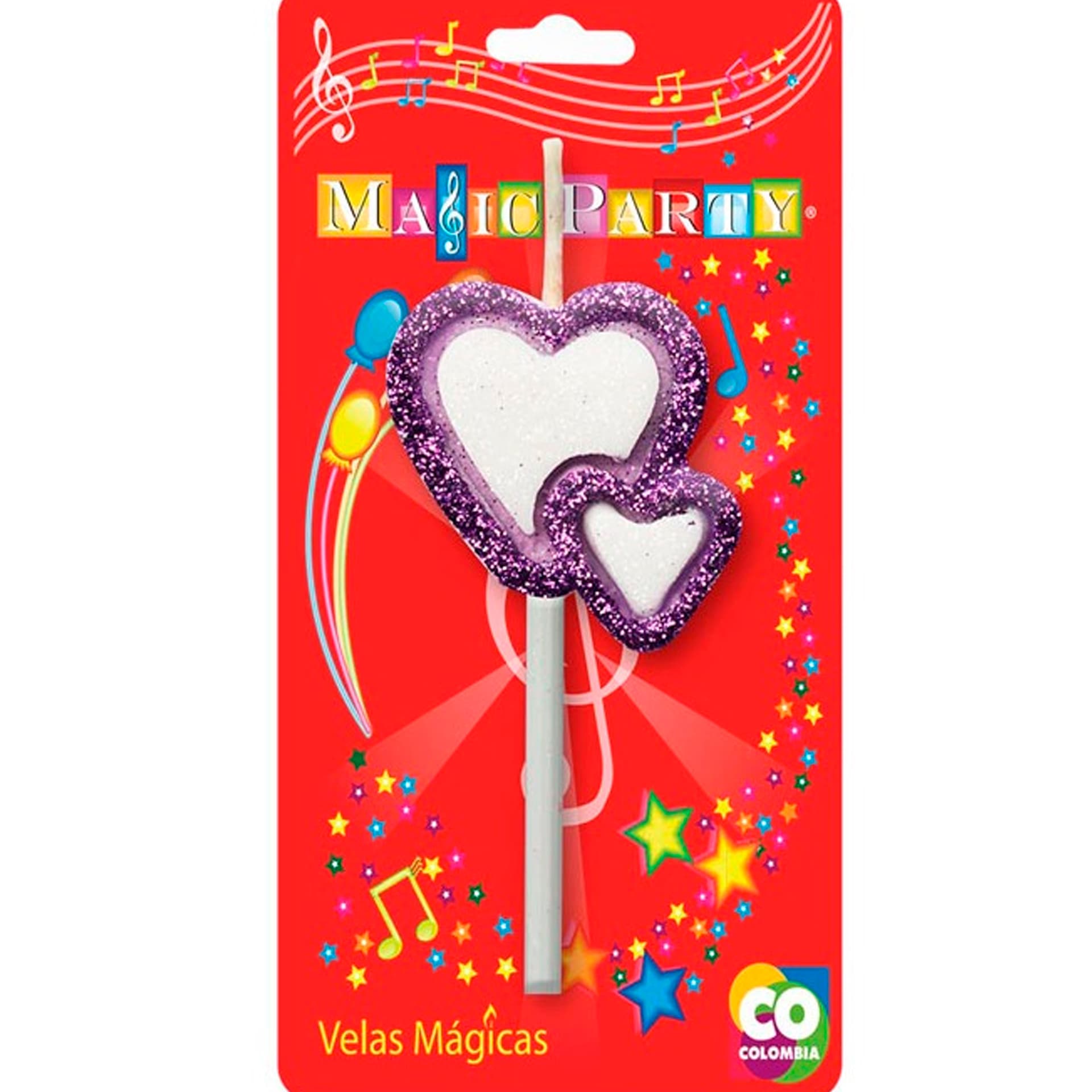 Vela Corazón Escarchado