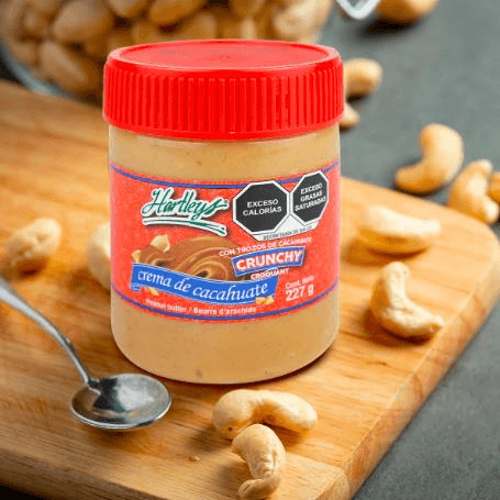 Hartleys Crema de Cacahuate Crunchy con Trozos de Cacahuate