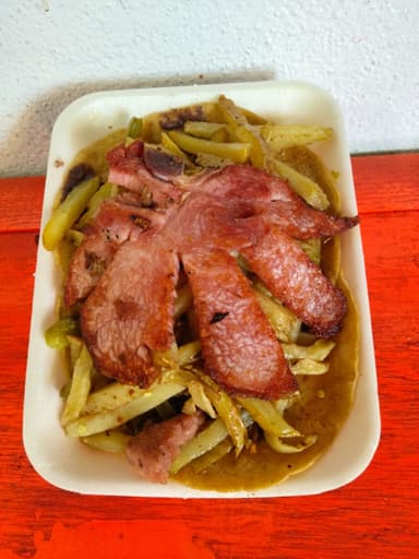 TACO DE CHULETA AHUMADA