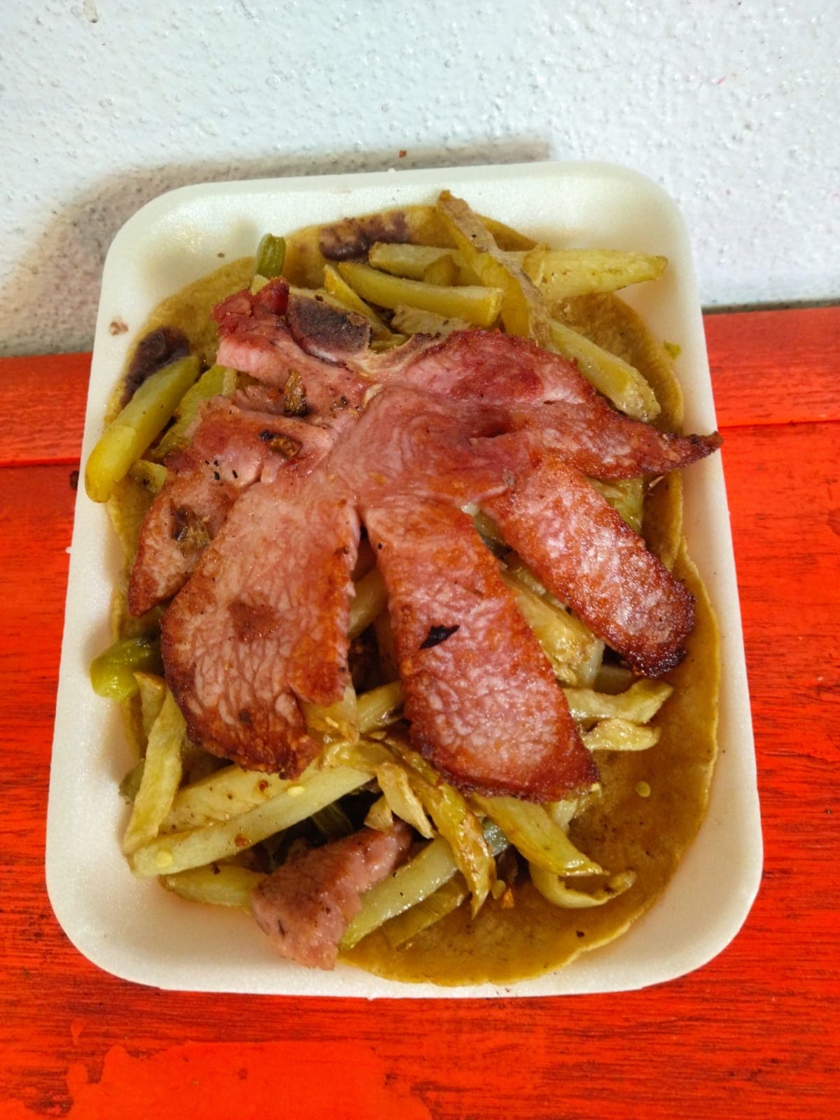 TACO DE CHULETA AHUMADA