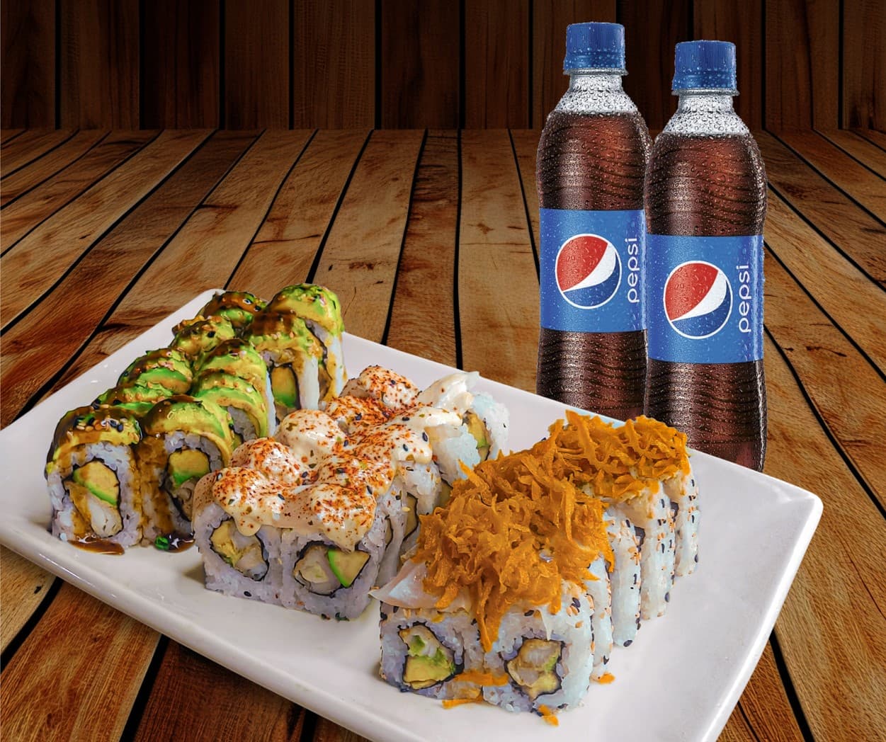 36 Makis + 2 Pepsis