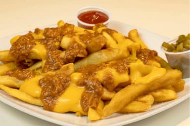 Papas Con Chilli Beans