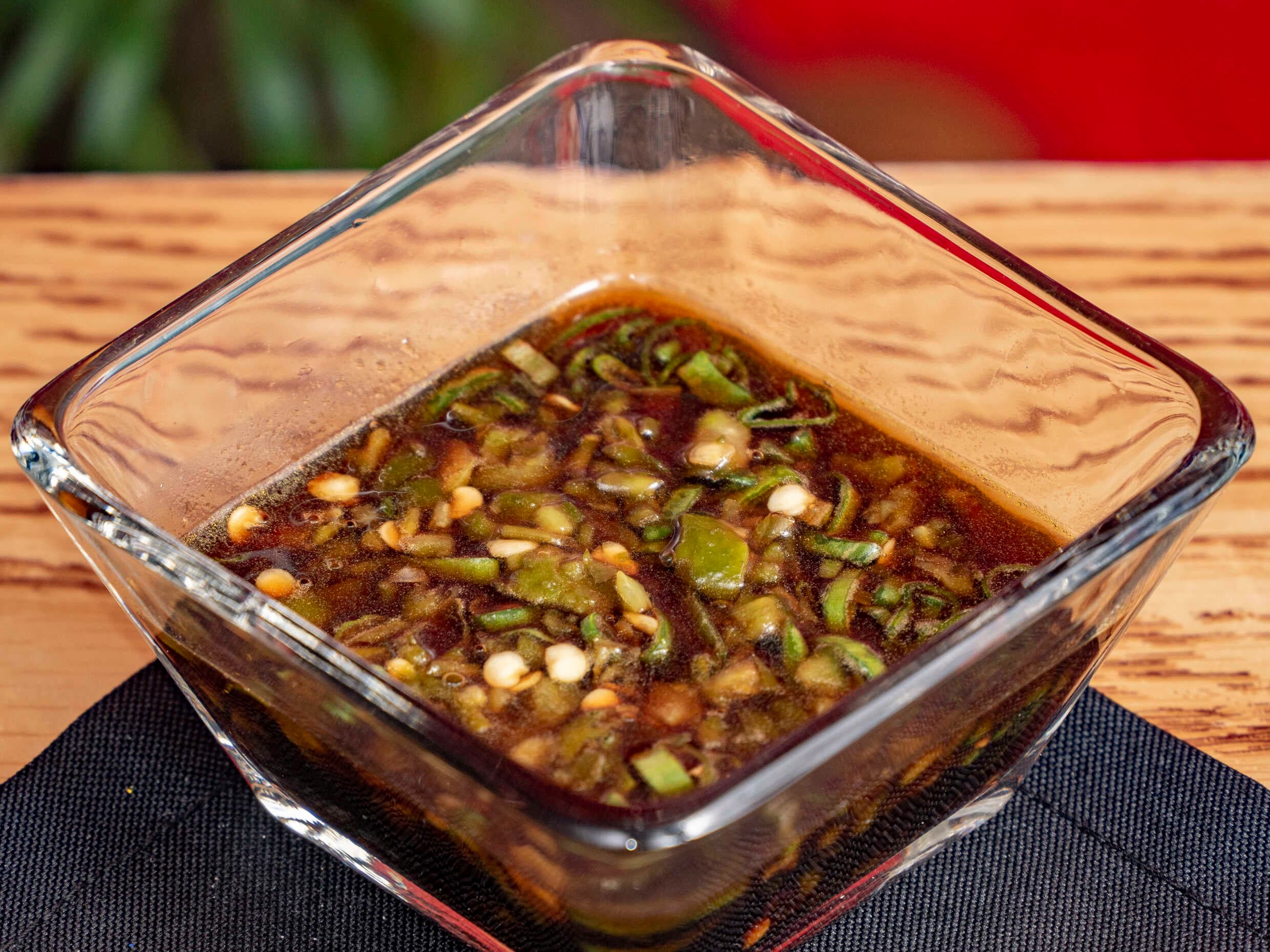 Soya con Chiles.