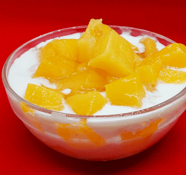 Duraznos con crema