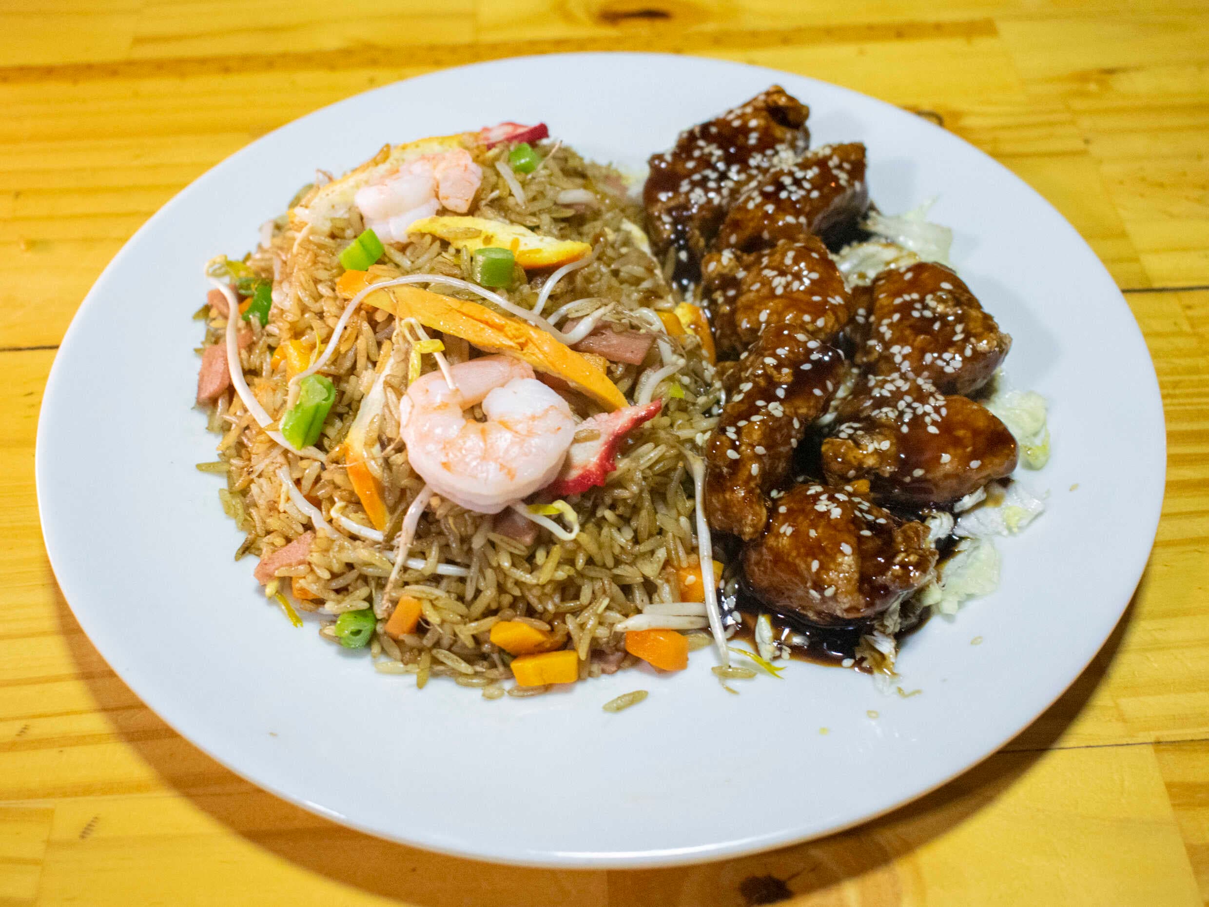 Arroz con Pollo en Salsa Teriyaki