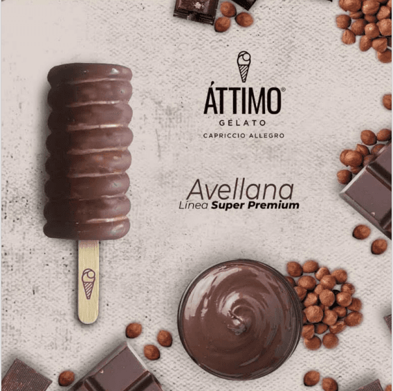 Paleta Crema de Avellanas