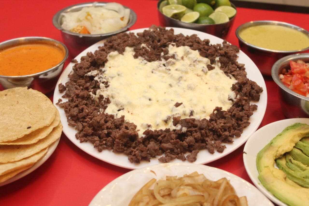 1/2 Fajita con queso