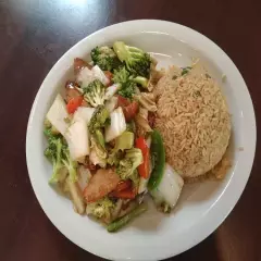 Chancho Asado con Verduras