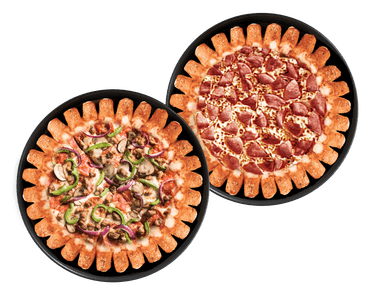 2 Pizzas Bordes Rellenos por 10,500 CU