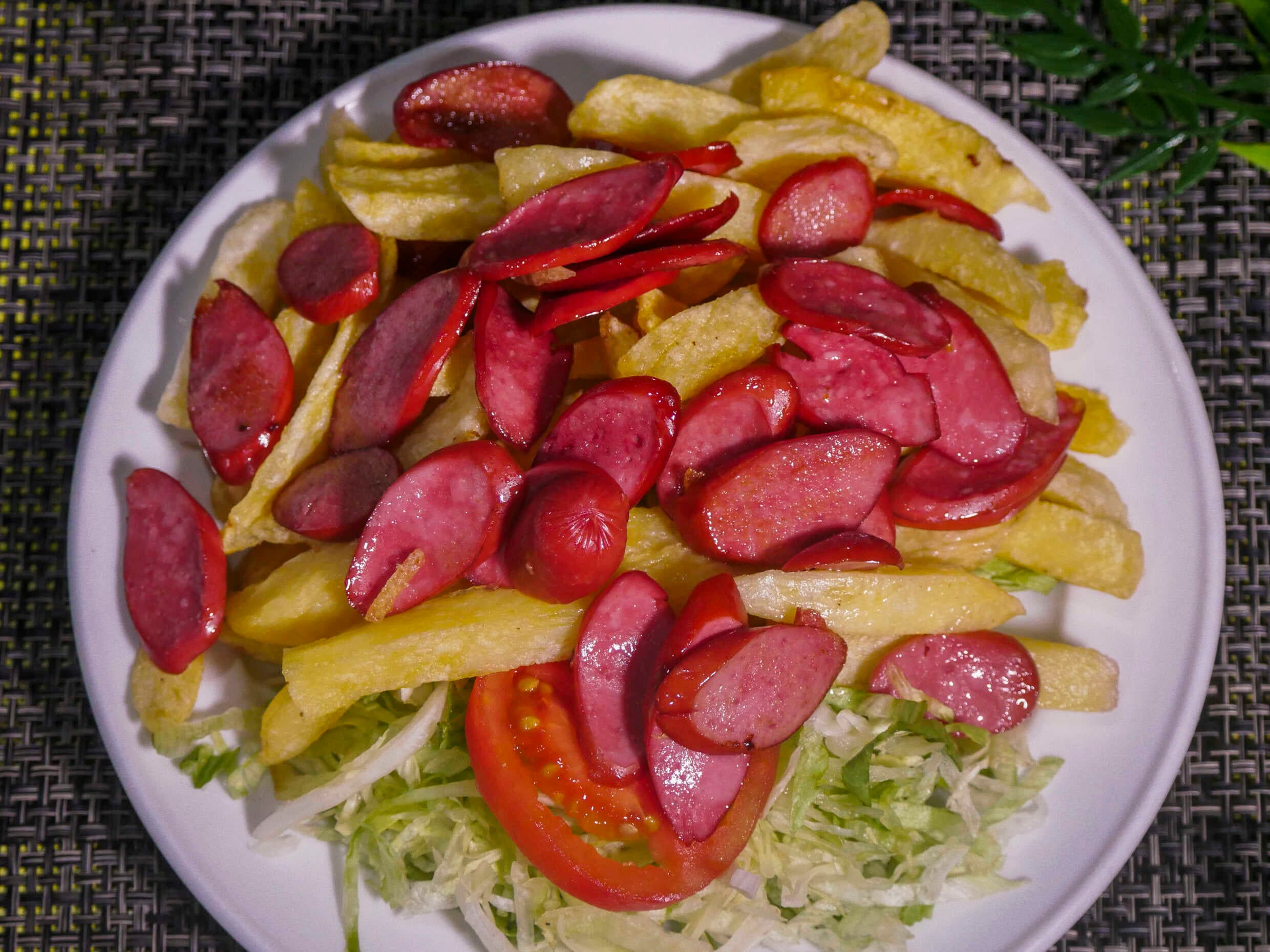 Salchipapa Simple