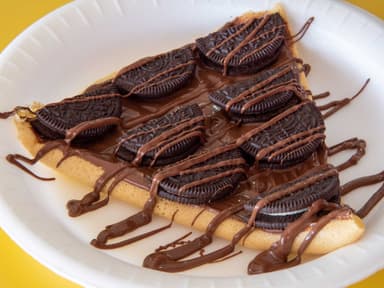Crepa Dulce Galleta Oreo, Nutella y Chocolate
