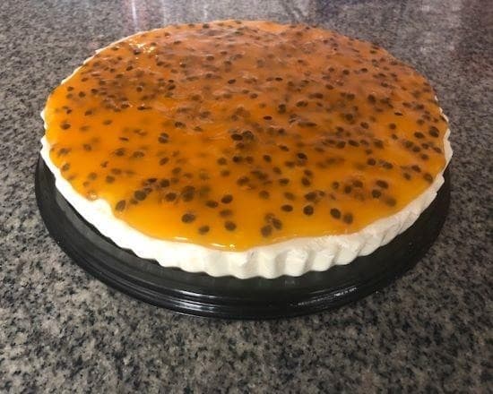 Cheese cake maracuyá X 8 porciones.