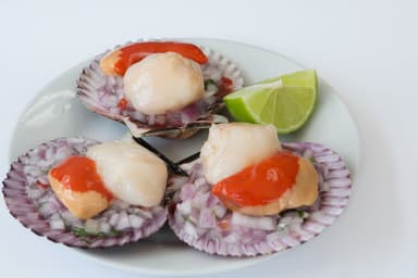 Conchas a la Chalaca 3 uds