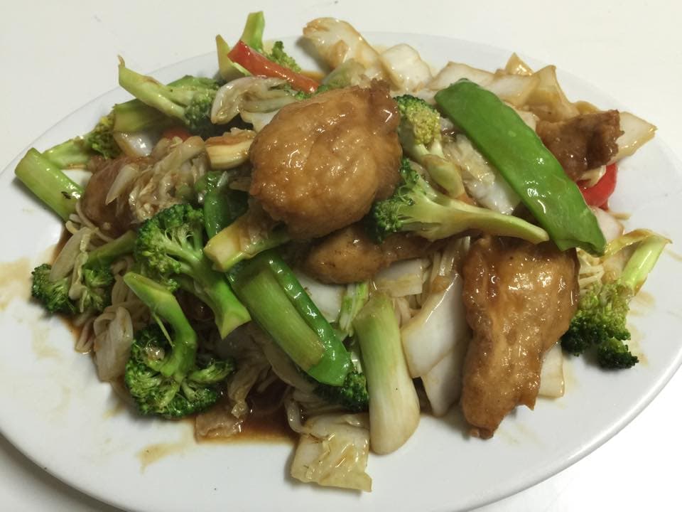 Tallarines con Pollo