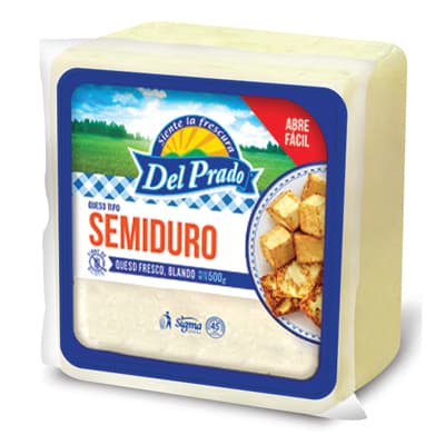 Queso semiduro Del Prado 500 grs