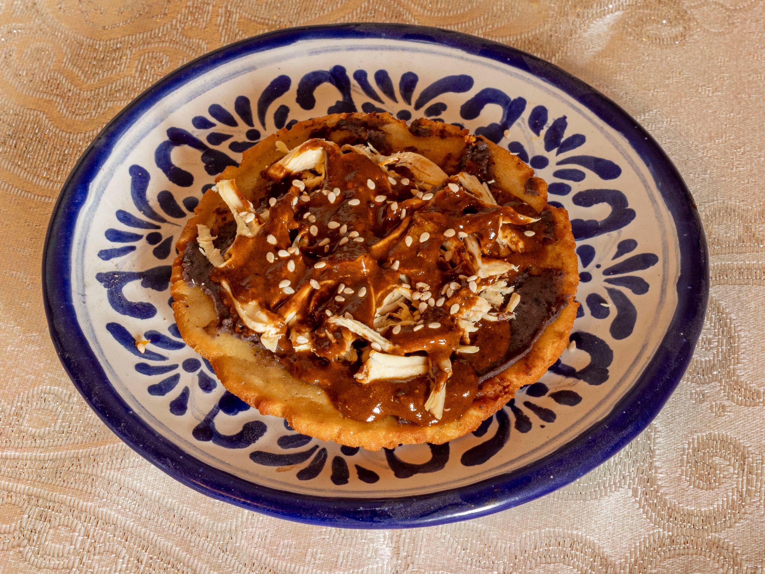 Jarochita de Mole con Pollo