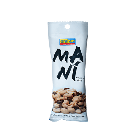 AMPM Mani Con Pasas 80 g