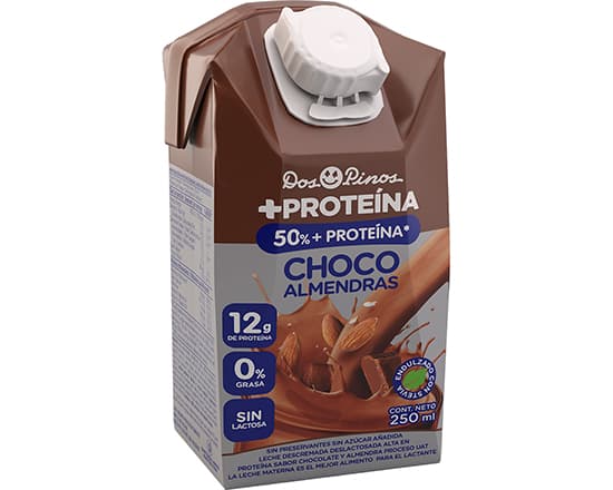 Leche Choco Almendras +Proteína Dos Pinos 250 ml
