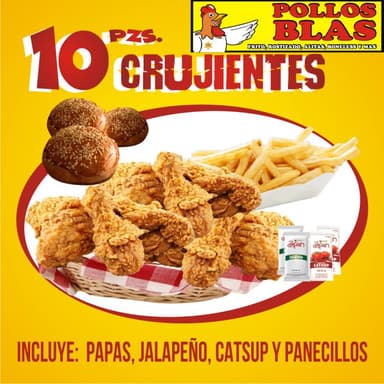 10 Piezas Crujientes