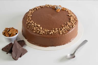 Pastel de Nuez con Chocolate