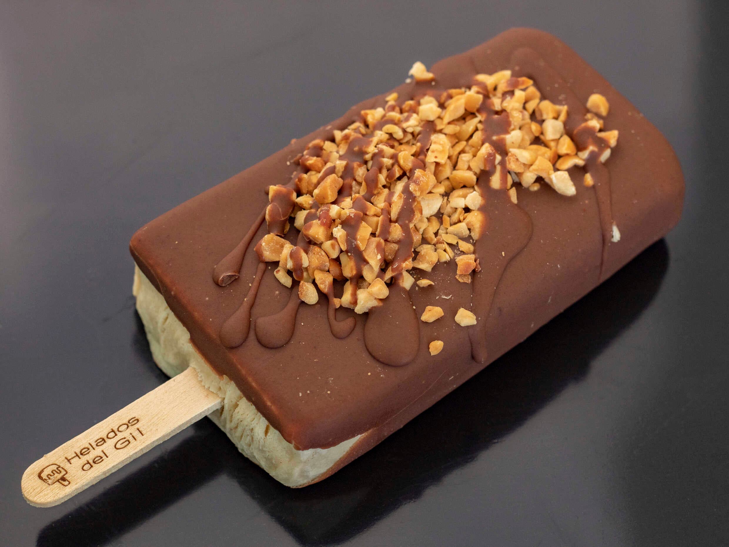 Paleta de Mazapán Cubierta de Chocolate