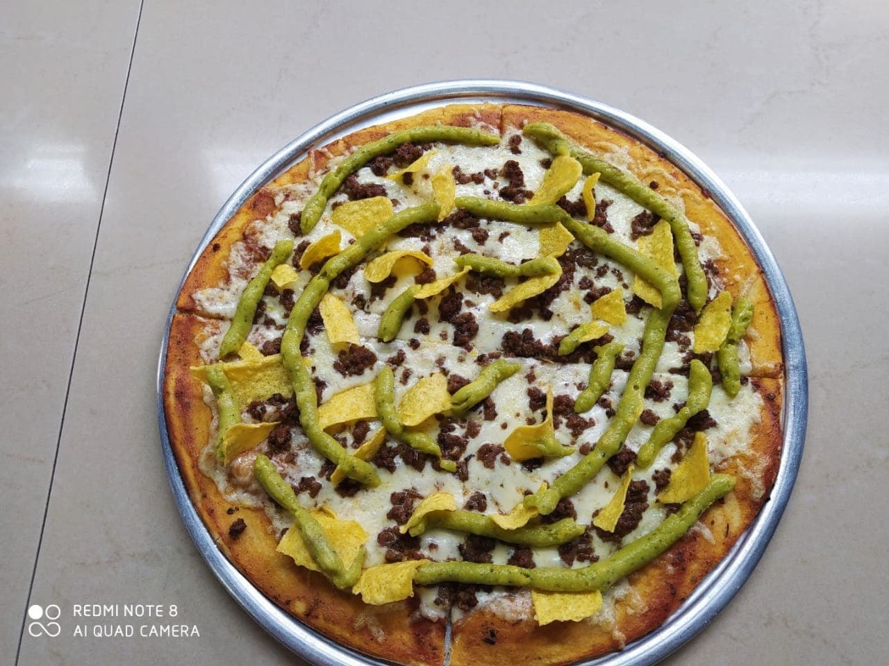 Pizza vegetariana 6 Porciones