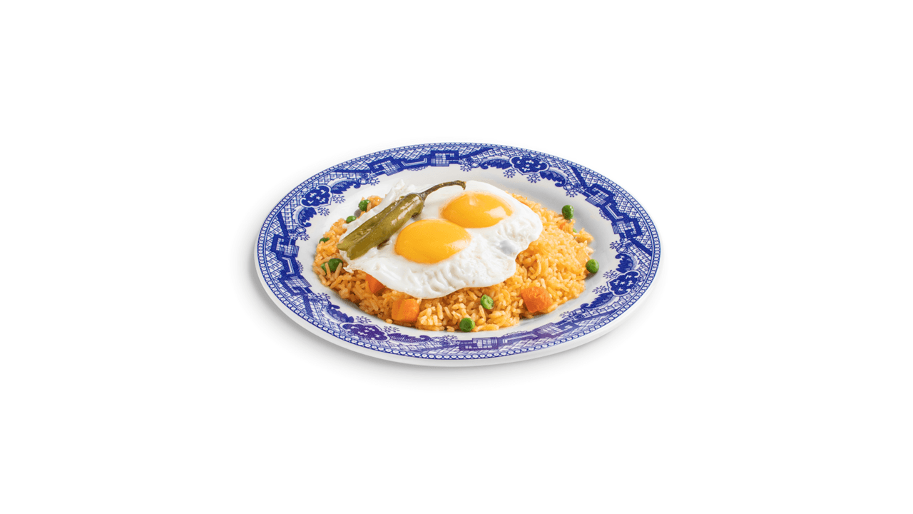 Arroz a la Mexicana con Dos Huevos Fritos (270 g)
