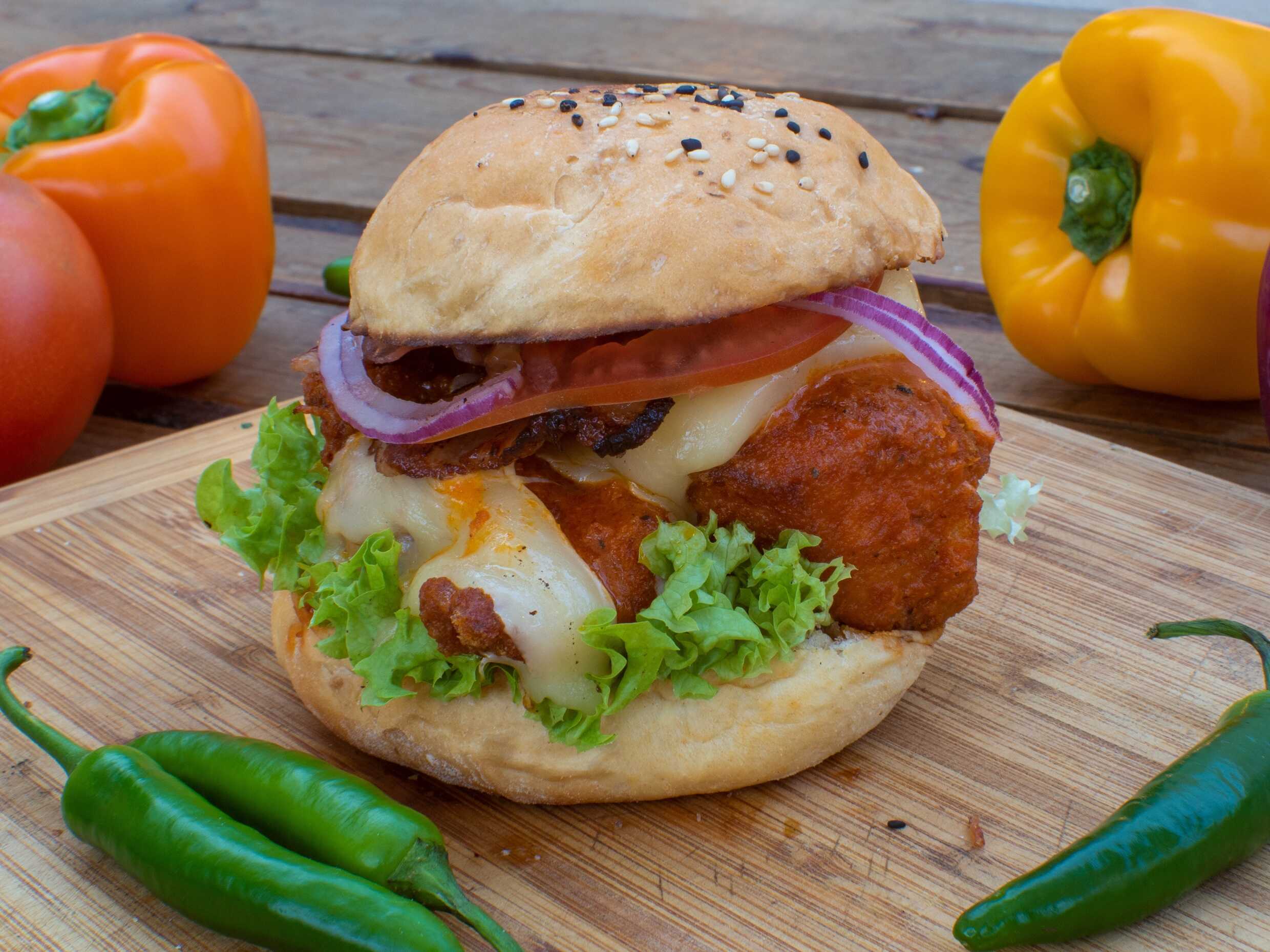 Hamburguesa Pollo Ranch
