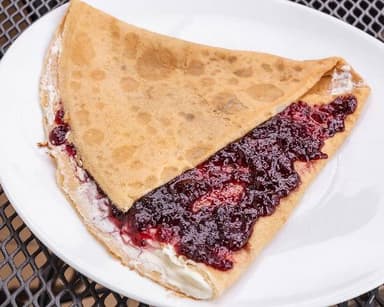 Crepa de mermelada (fresa ó zarzamora)