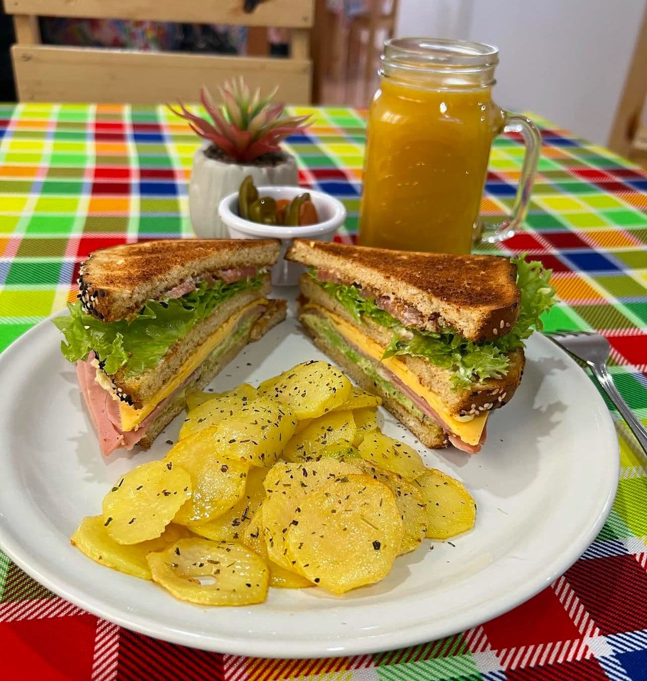 Sándwich del diario