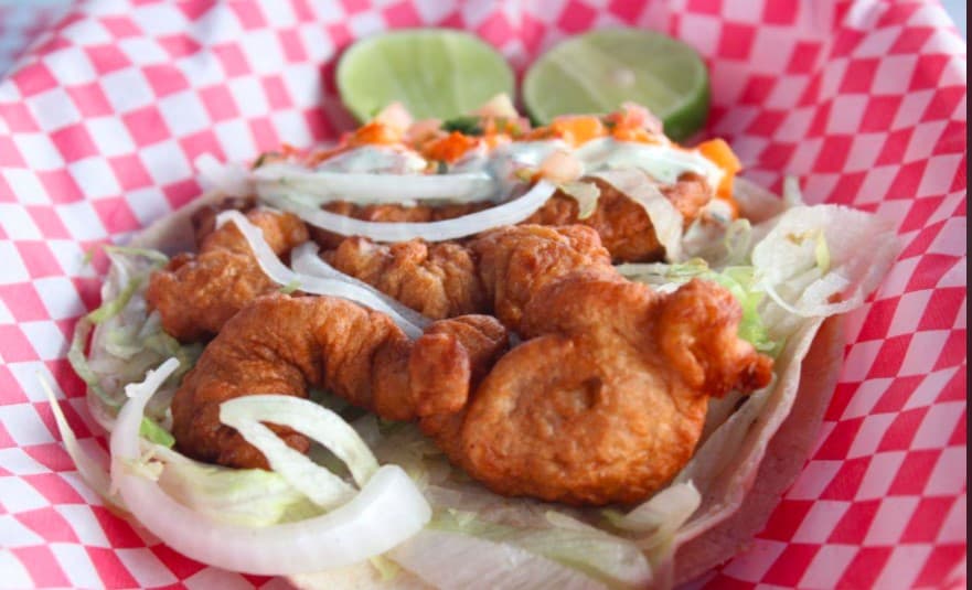 Taco de Camarón Capeado