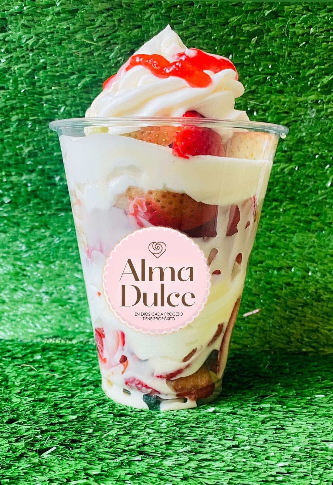 Fresas con crema chantilly
