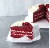 Porción de Torta Red Velvet