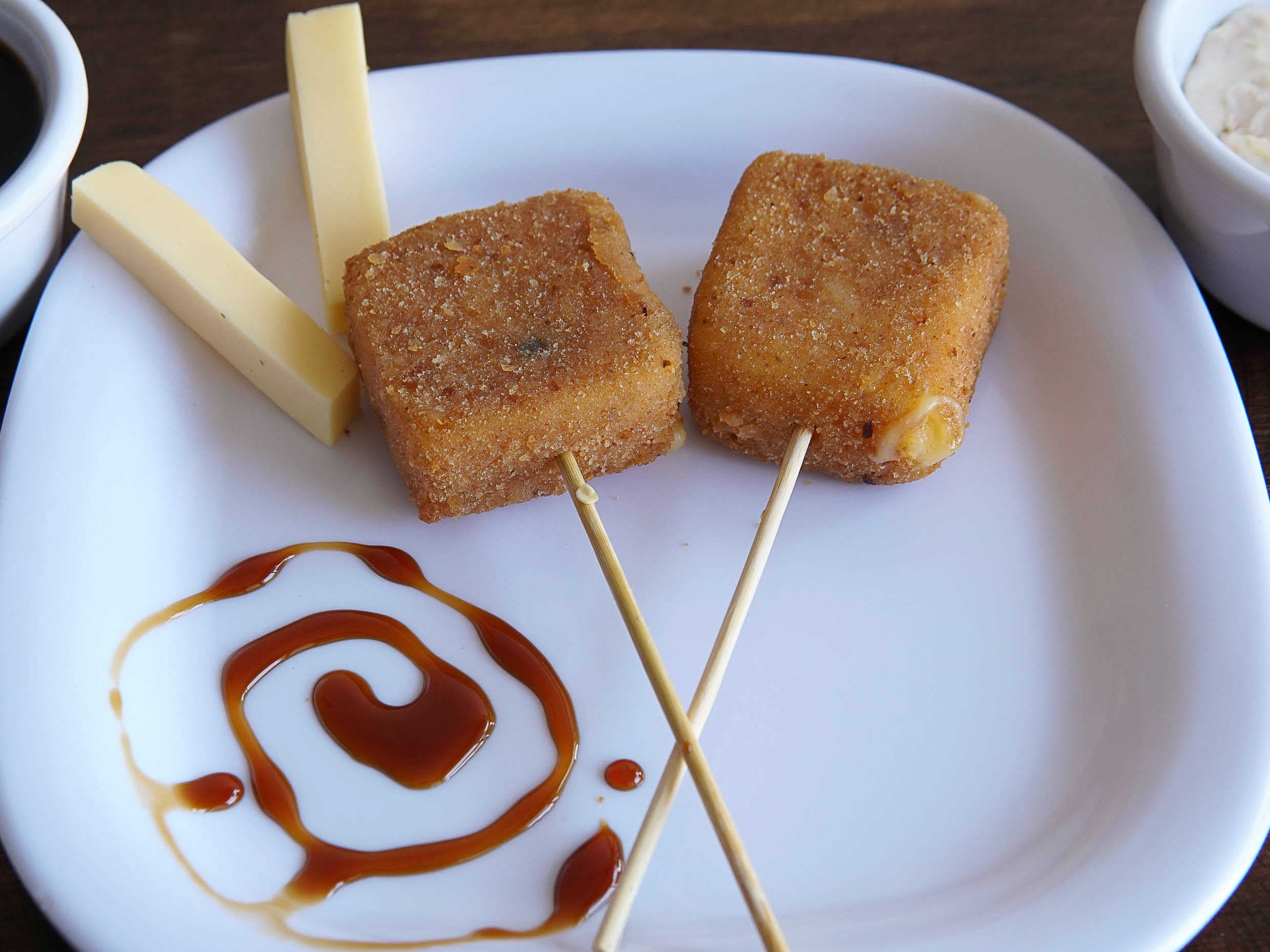 Kushiages de Queso Manchego