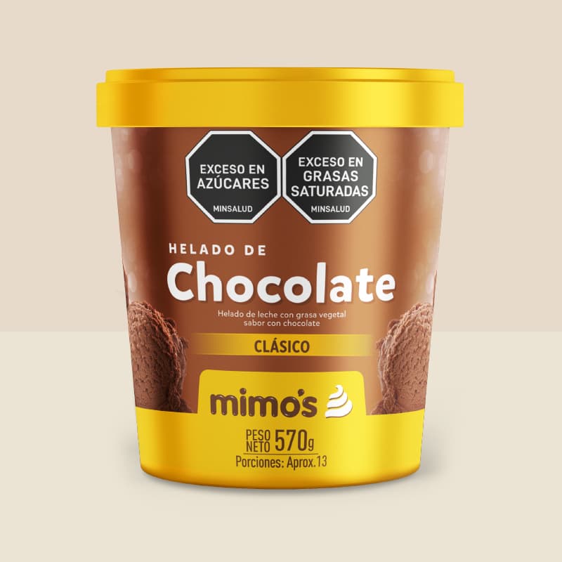 Litro de helado Clasico Chocolate