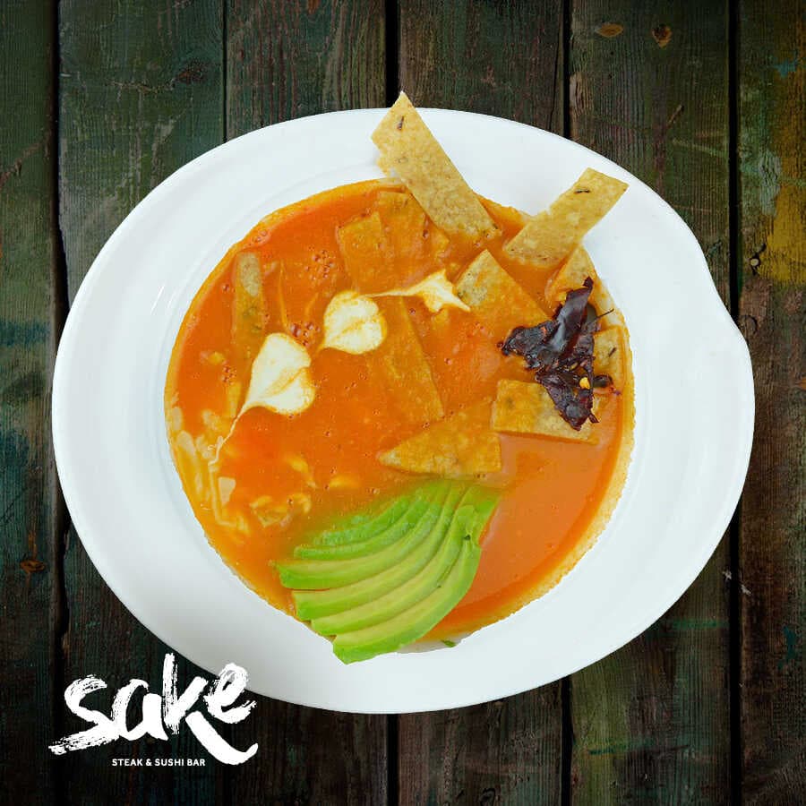 Sopita de tortilla